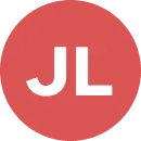 Initials "JL" in a red circle