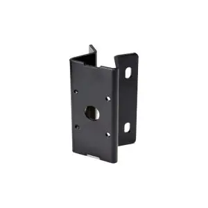An aluminum corner mounting bracket with an Antique Bronze powder-coated finish.